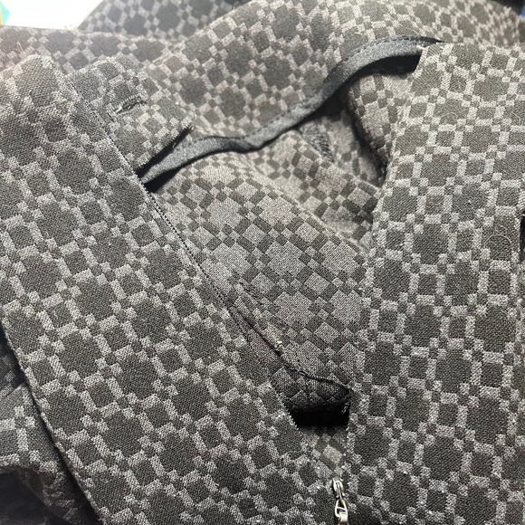 Loulou Diamond dress legging pants in grey size 10 - Picture 7 of 9